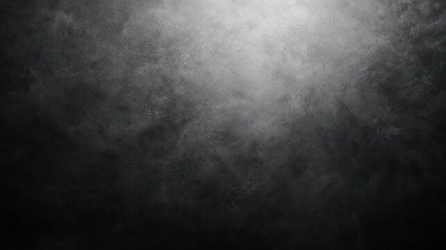 Intriguing contrast, a bright white spot on dark, mysterious background abstract