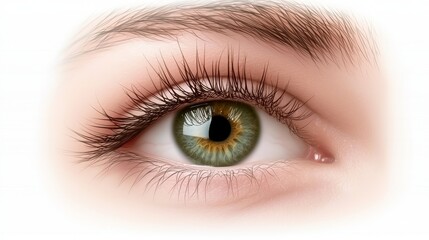 Obraz premium Mesmerizing closeup, unveiling the intricate beauty and complexity of the human eye in stunning detail