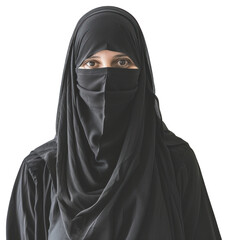 Naklejka premium Muslim woman clothing apparel fashion.