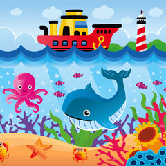under sea