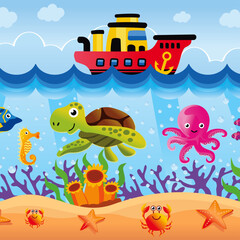 under sea