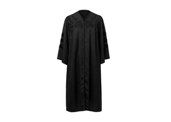 black graduation robe