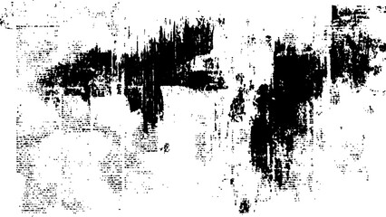 Vector white and black newspaper paper grunge vintage old aged texture. Vector newspaper paper grunge vintage black and white poster with the words.
