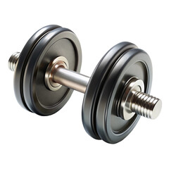 Naklejka premium dumbbell isolated on white background