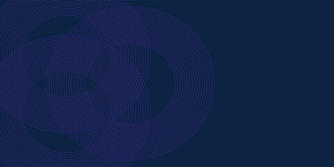 Abstract blue background with glowing diagonal lines. Modern circle shape design. Suitable for brochures, corporate, websites, posters, banners, modern covers.