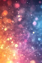 Fototapeta premium Magical Glittering Bokeh Background