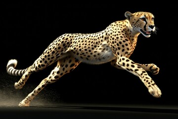 cheetah on the grass