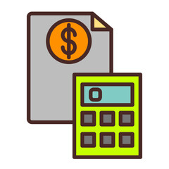 Accounting Icon Design