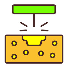 Powder Bed Fusion Icon Design