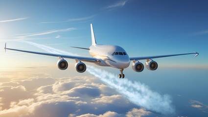 Obraz premium airplane in the sky