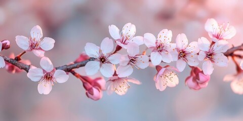 Obraz premium pink cherry blossom