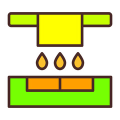 Binder Jetting Icon Design