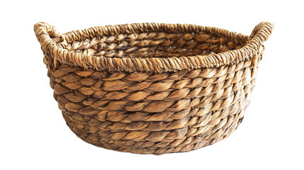 Obraz premium Woven storage basket for home organization perfect for living spaces natural material stylish decor