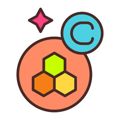 Collagen Vector Icon Design