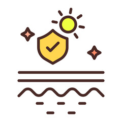 Anti Uv Vector Icon Design