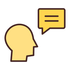 Speak Vector Icon Design