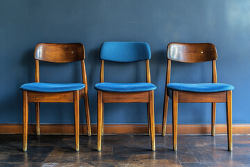 Pair of vintage chairs set against a rustic wooden table, bathed in soft morning light from a nearby window, creating a cozy and inviting ambiance.