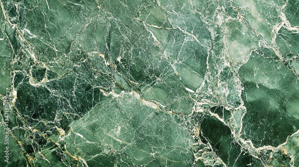 Aufkleber green marbled texture background with swirling patterns and depth