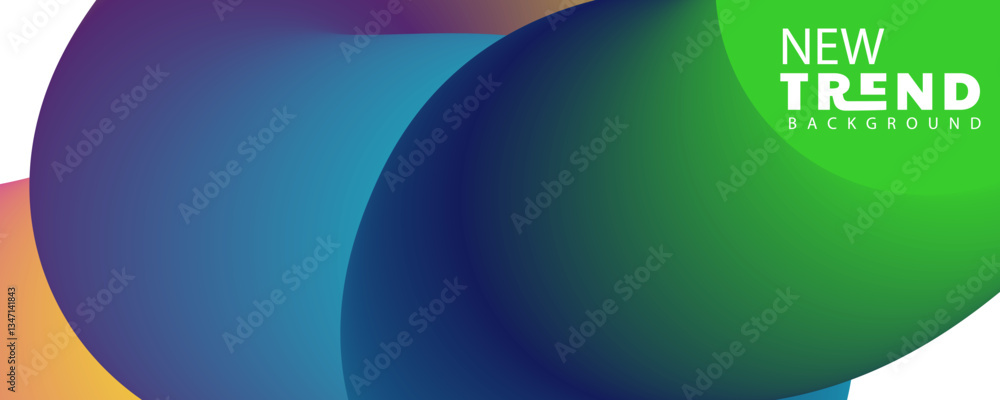 Poster 3d abstract background, gradient color abstract background, abstract 3d rendering of a modern geomet