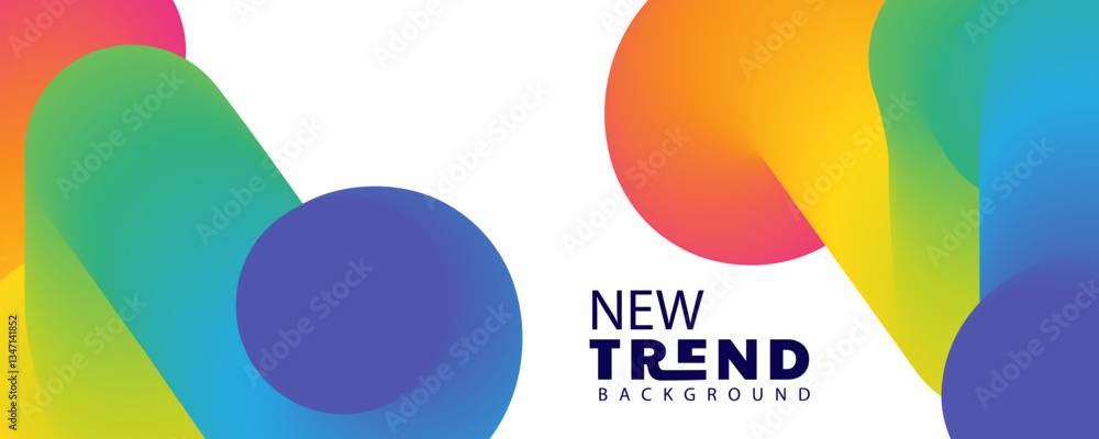 Poster 3d abstract background, gradient color abstract background, abstract 3d rendering of a modern geomet