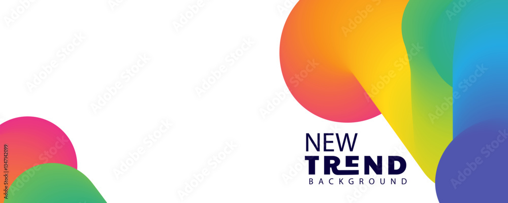 Aufkleber 3d abstract background, gradient color abstract background, abstract 3d rendering of a modern geomet
