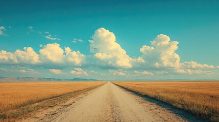 Fototapeta premium Agricultural soy plantation field stretching to the horizon, symbolizing sustainable farming practices, growth, and the role of crops in the global food supply chain. -