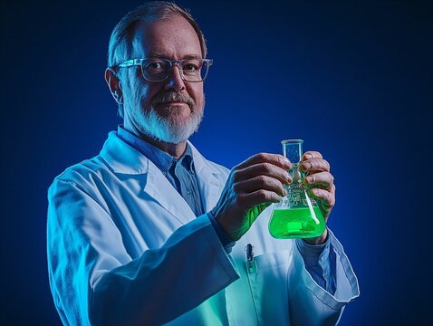 Scientist with Flask