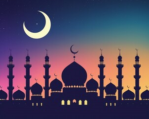 Eid Mubarak Festive Poster Design – Islamic Celebration, Elegant & Modern Style