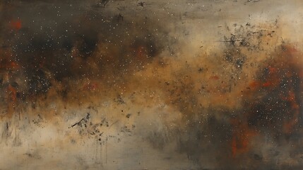 Abstract cosmic nebula, swirling colors, space background, art