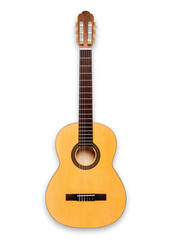 Naklejka premium Classical Guitar on Transparent Background