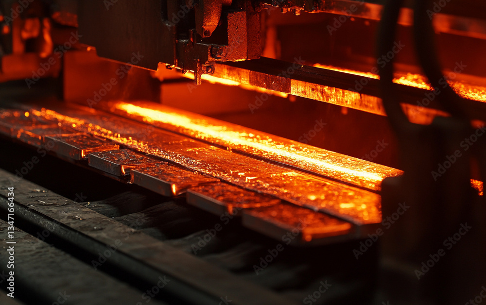 Poster intense heat in rhenium metal production process generative ai
