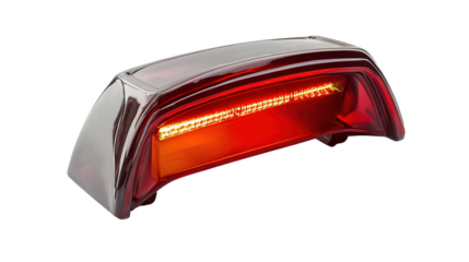 Compact plastic taillight holder with lightweight design for vehicles in urban settings