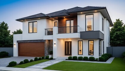 Stylish and Sophisticated Real Estate House Exterior Photography