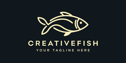 fish logo, fish outline vector, fish outline logo, fish logo design, fish vector,