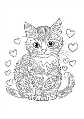 black cat with a bow