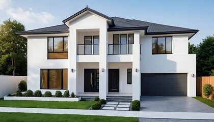 Sleek and Elegant House Exterior Photography with Fine Details