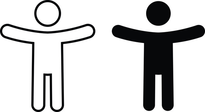 Accessibility icon set. Simple accessibility vector illustration. Universal access symbols isolated on transparent background. Blind disability people or visually impaired access the web buttons.