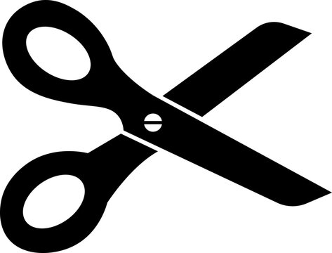 Cutting scissors icon. Scissors with cut lines symbols isolated on transparent background. Cutter business concept. Scissors icon page symbol for your website design Scissors icon logo, app, UI. - Powered by Adobe