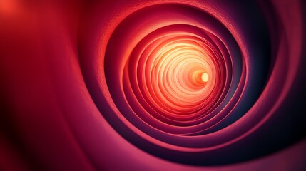 Vivid Concentric Light Circles &ndash; Hypnotic Abstract Design with Sharp Details