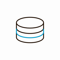 database point icon sign vector