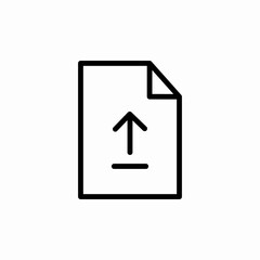 file upload icon sign vector