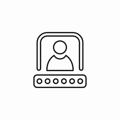 account member passcode icon sign vector