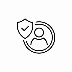 member protection icon sign vector