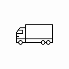 service truck icon sign vector