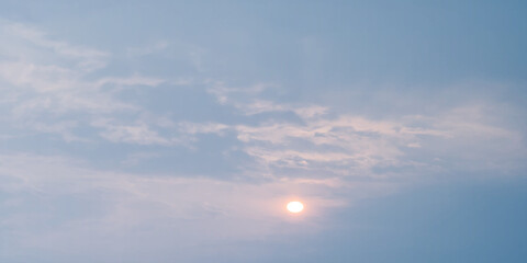 sunny sky blue light watercolor background. Aquarelle painting brush effect card paper textured canvas cloudy smoke space for text, entertaining card, template. aquamarine color graphics illustration