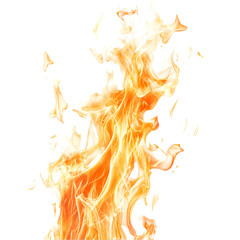 Fiery orange flames dance wildly a captivating inferno of intense heat and energy