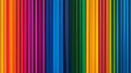 Obraz premium Colorful Pencils Background Close Up