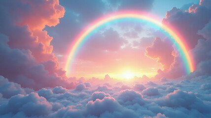 rainbow in the sky