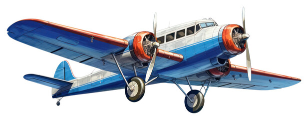 PNG  Airplane aircraft vehicle biplane.