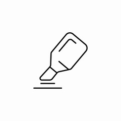 application bottle icon sign vector